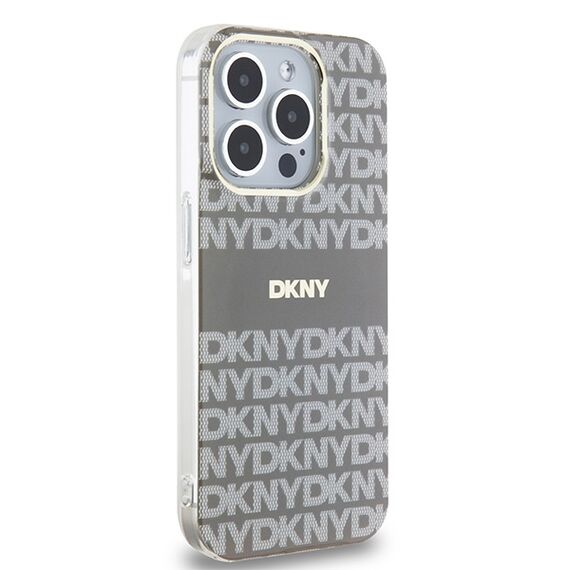 DKNY IML Mono &amp; Stripe MagSafe case for iPhone 15 Pro - beige | Techbox