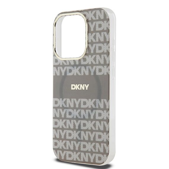 DKNY IML Mono &amp; Stripe MagSafe case for iPhone 15 Pro - beige | Techbox