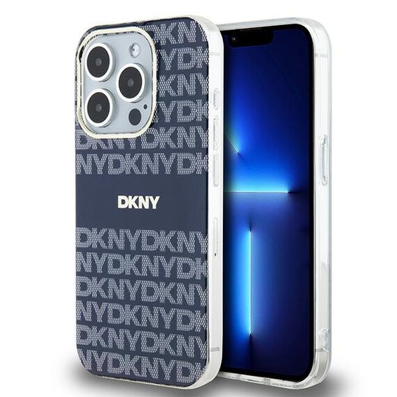 DKNY IML Mono &amp; Stripe MagSafe case for iPhone 15 Pro - blue | Techbox