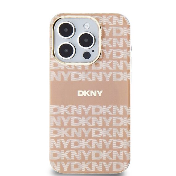 DKNY IML Mono &amp; Stripe MagSafe case for iPhone 15 Pro - pink | Techbox