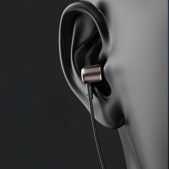 Dudao X1PROT in-ear wired USB-C headphones 1.2 m - black - Headsets - Speakers & Headphones - Techbox