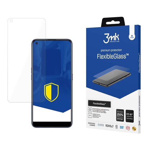 3mk FlexibleGlass™ hybrid glass on Realme 7 Pro - Uncategorized Screen Protection (2) - Screen & Camera Protection - Techbox