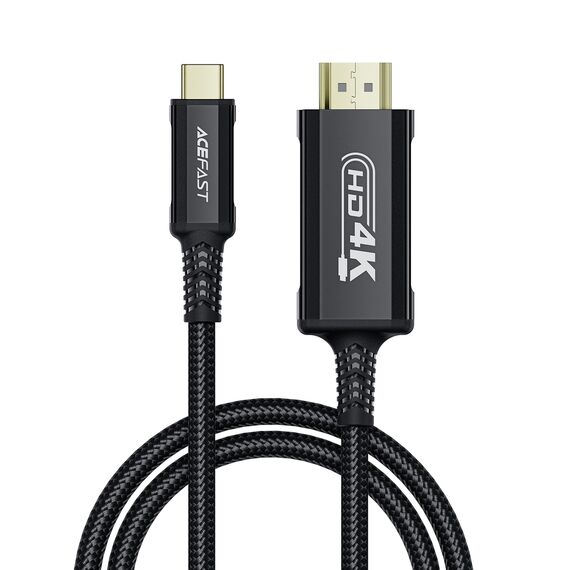 Acefast C1 USB-C/HDMI Video Cable 4K 60Hz HDR 1.8m - Black | Techbox