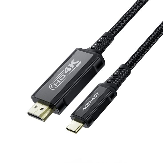 Acefast C1 USB-C/HDMI Video Cable 4K 60Hz HDR 1.8m - Black | Techbox