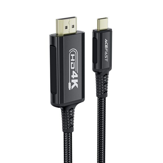 Acefast C1 USB-C/HDMI Video Cable 4K 60Hz HDR 1.8m - Black | Techbox