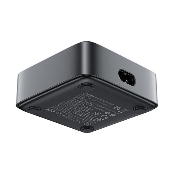 Acefast Z6 Charger Network GaN Desktop 2x USB-A / 2x USB-C PD 65W - Black - Travel Chargers - Smartphone Chargers - Techbox
