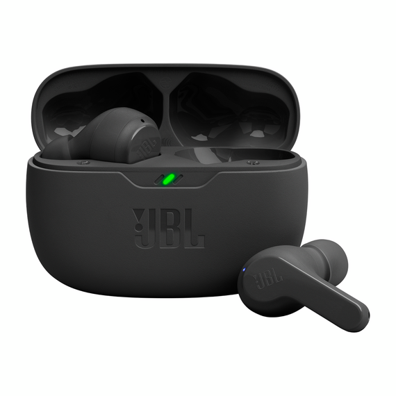 JBL Wave Beam wireless in-ear headphones Bluetooth 5.2 IP54 IPX2 - black - Headsets - Speakers & Headphones - Techbox
