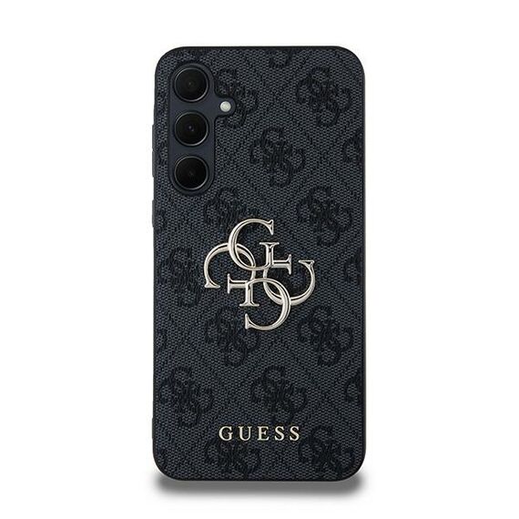 Guess 4G Big Metal Logo case for Samsung Galaxy A35 - black | Techbox