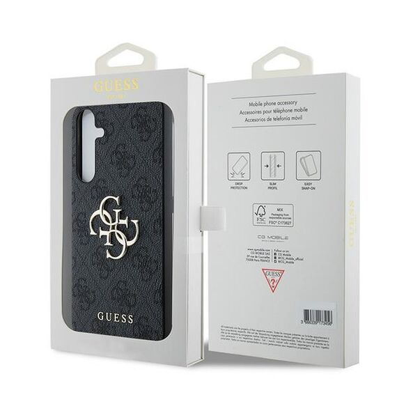 Guess 4G Big Metal Logo case for Samsung Galaxy A35 - black | Techbox