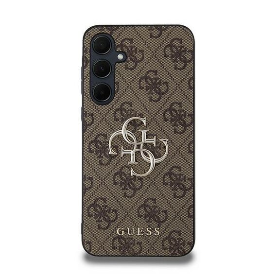 Guess 4G Big Metal Logo case for Samsung Galaxy A35 - brown | Techbox