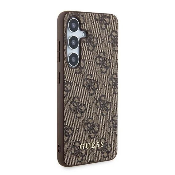 Guess 4G Metal Gold Logo case for Samsung Galaxy A35 - brown | Techbox
