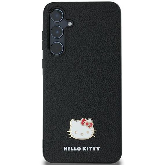 Hello Kitty Metal Logo Kitty Head case for Samsung Galaxy A55 - black - Uncategorized Cases (2) - Cases - Techbox