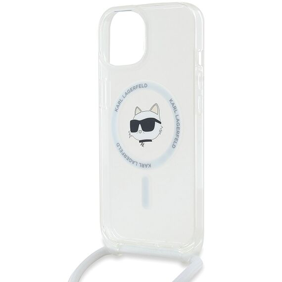 Karl Lagerfeld IML Choupette Head &amp; Cord MagSafe case for iPhone 14 / 13 / 15 - transparent | Techbox