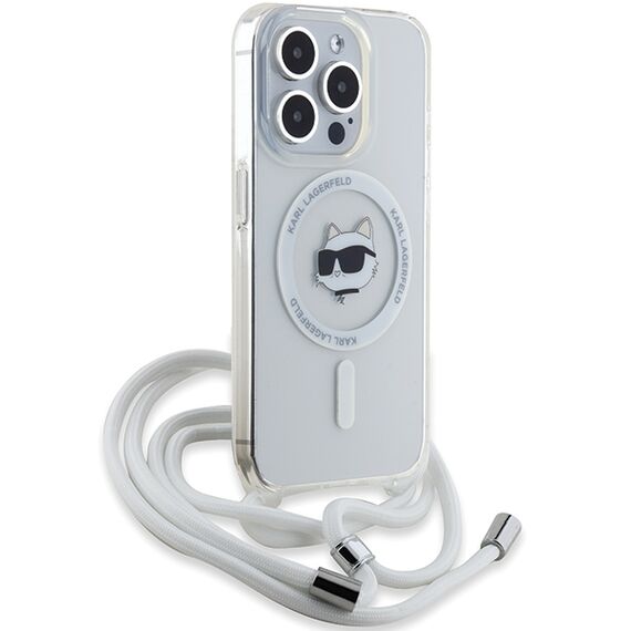Karl Lagerfeld IML Choupette Head&amp;Cord MagSafe case for iPhone 15 Pro Max - transparent | Techbox