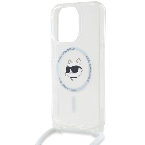 Karl Lagerfeld IML Choupette Head&amp;Cord MagSafe case for iPhone 15 Pro Max - transparent | Techbox