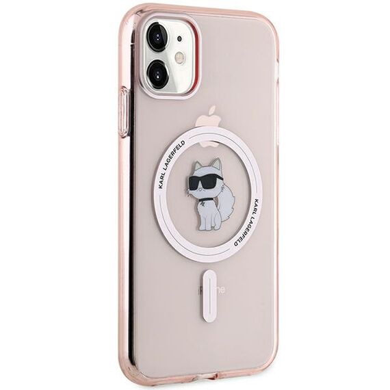 Karl Lagerfeld IML Choupette MagSafe case for iPhone 11 / Xr - pink - Uncategorized Cases (2) - Cases - Techbox