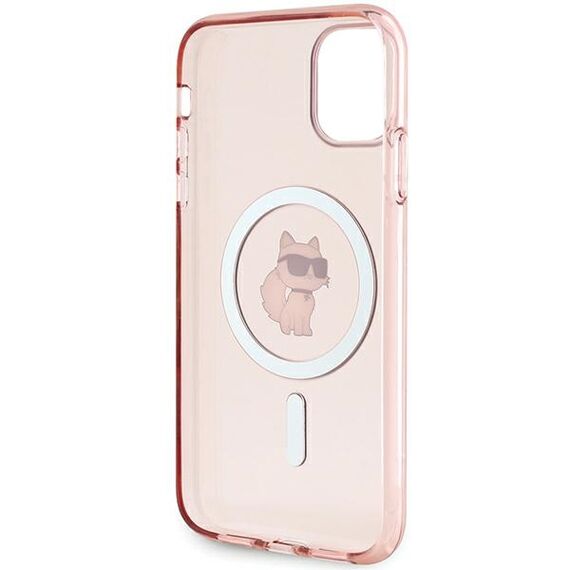 Karl Lagerfeld IML Choupette MagSafe case for iPhone 11 / Xr - pink - Uncategorized Cases (2) - Cases - Techbox