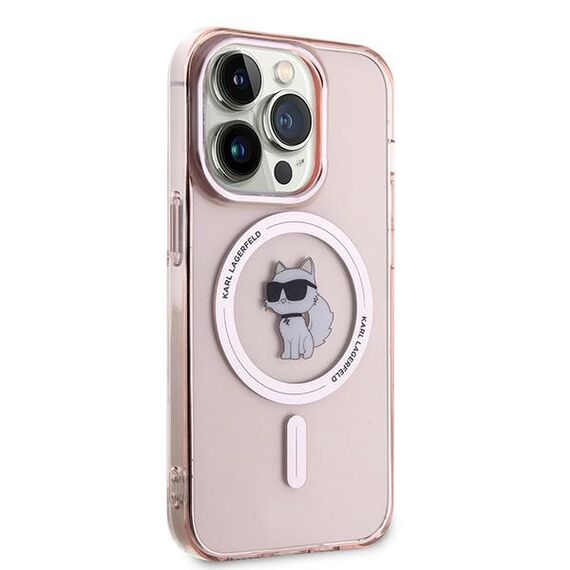 Karl Lagerfeld IML Choupette MagSafe case for iPhone 14 Pro Max - pink | Techbox