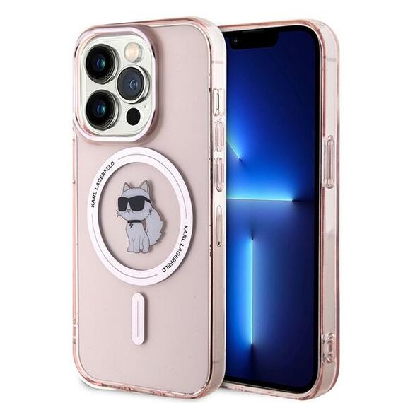 Karl Lagerfeld IML Choupette MagSafe case for iPhone 14 Pro - pink | Techbox