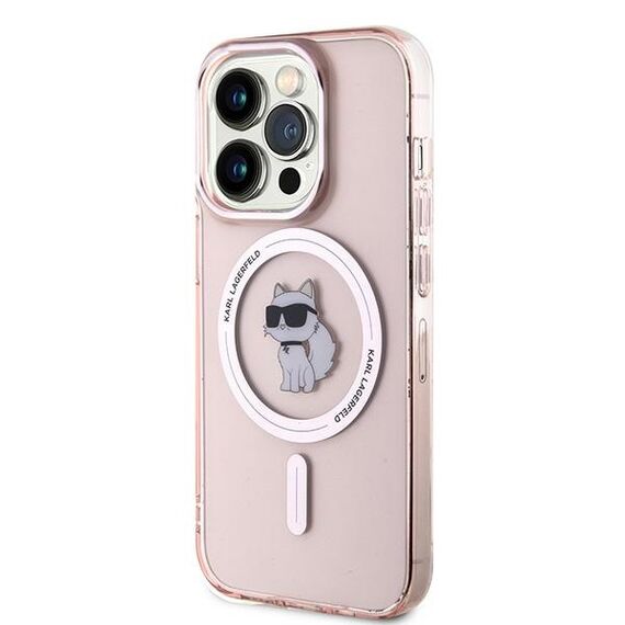 Karl Lagerfeld IML Choupette MagSafe case for iPhone 14 Pro - pink | Techbox