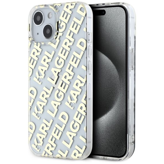Karl Lagerfeld IML Fullover Logo case for iPhone 15 / 14 / 13 - gold - Apple Cases - Cases - Techbox