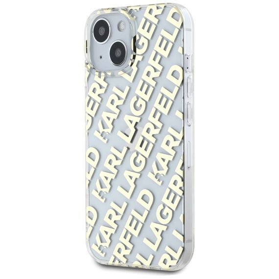 Karl Lagerfeld IML Fullover Logo case for iPhone 15 / 14 / 13 - gold - Apple Cases - Cases - Techbox