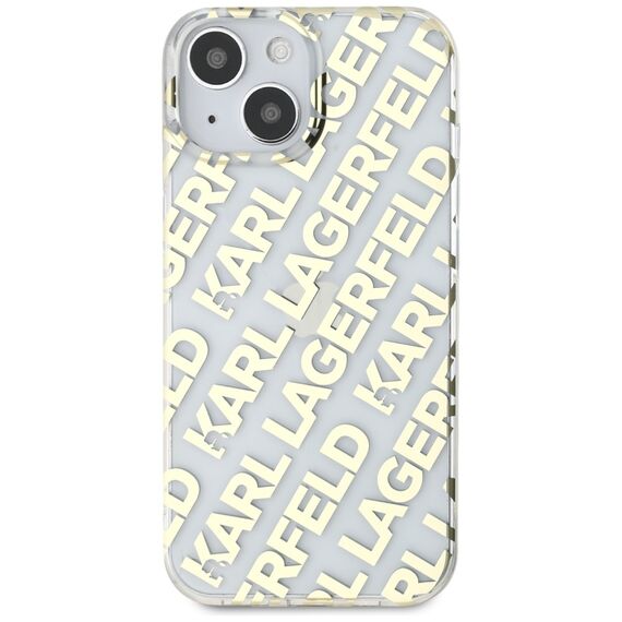 Karl Lagerfeld IML Fullover Logo case for iPhone 15 / 14 / 13 - gold - Apple Cases - Cases - Techbox