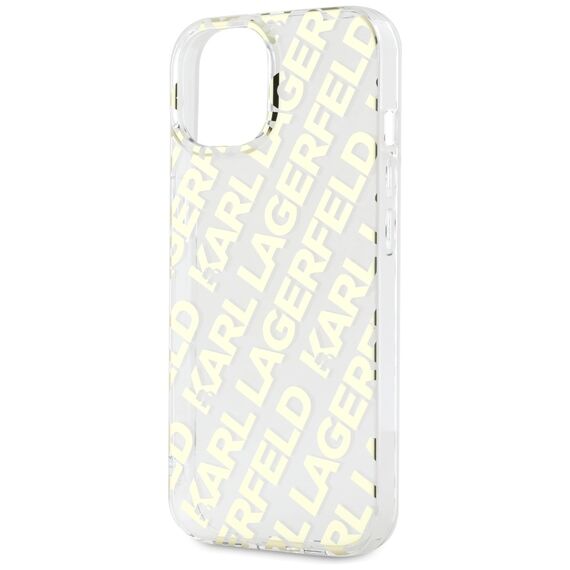 Karl Lagerfeld IML Fullover Logo case for iPhone 15 / 14 / 13 - gold - Apple Cases - Cases - Techbox
