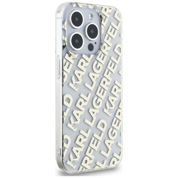 Karl Lagerfeld IML Fullover Logo case for iPhone 15 Pro - gold | Techbox