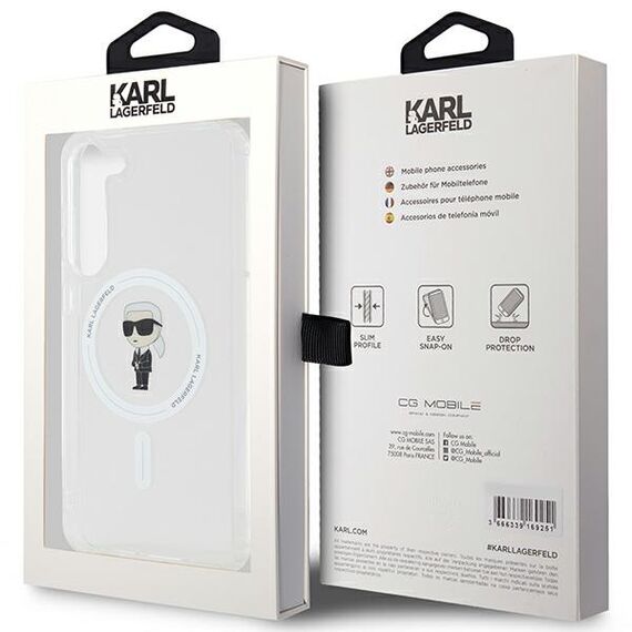 Karl Lagerfeld IML Ikonik MagSafe case for Samsung Galaxy S24+ - transparent - Samsung Cases - Cases - Techbox