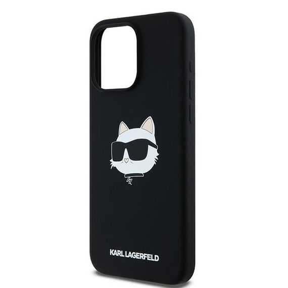 Karl Lagerfeld Silicone Choupette Head MagSafe case for iPhone 15 Pro - black - Apple Cases - Cases - Techbox
