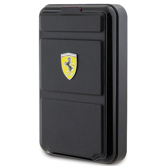 Powerbank Ferrari Metal Logo MagSafe induction 15W 10000 mAh with stand function - black - Powerbanks - Smartphone Chargers - Techbox