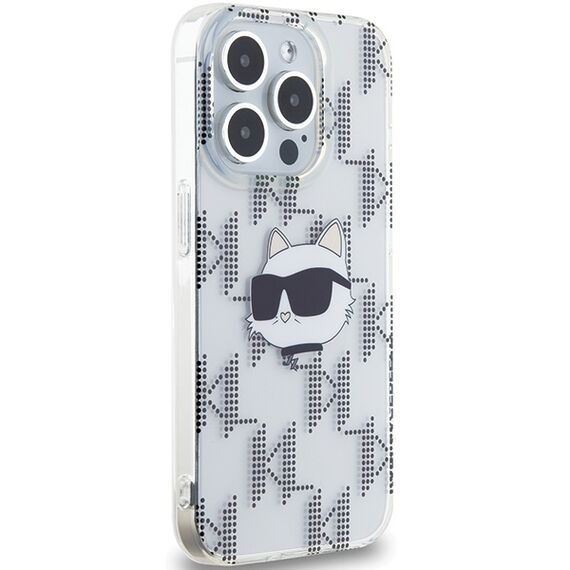 Karl Lagerfeld IML Choupette Head &amp; Monogram case for iPhone 15 Pro Max - transparent | Techbox