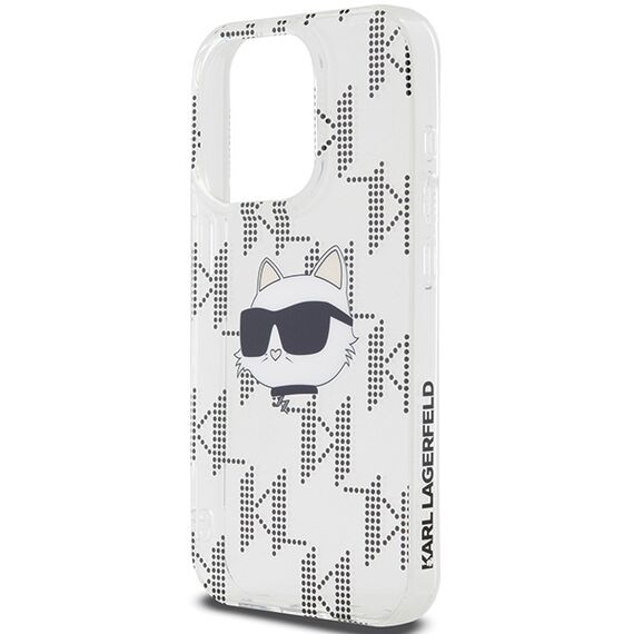 Karl Lagerfeld IML Choupette Head &amp; Monogram case for iPhone 15 Pro Max - transparent | Techbox