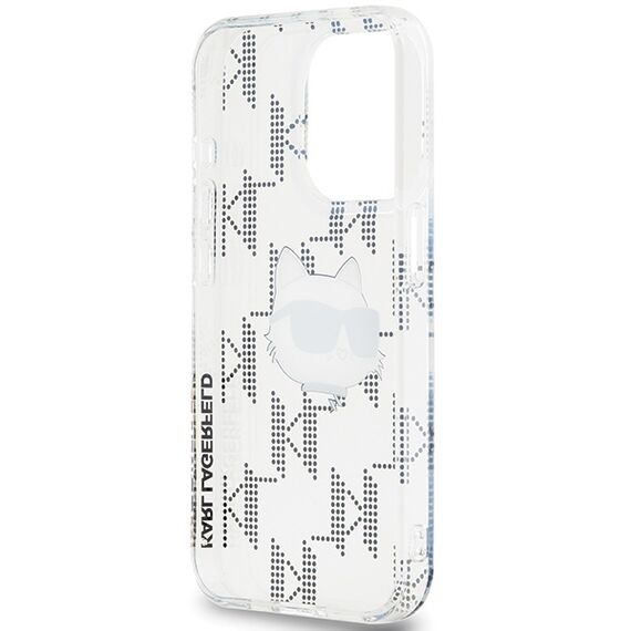 Karl Lagerfeld IML Choupette Head &amp; Monogram case for iPhone 15 Pro Max - transparent | Techbox