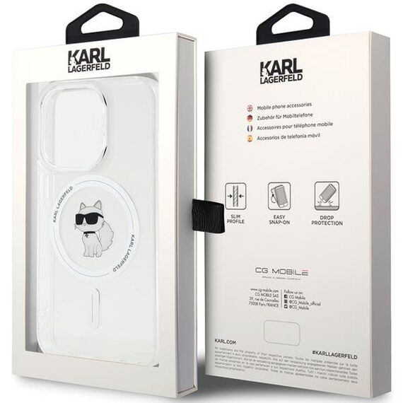 Karl Lagerfeld IML Choupette MagSafe case for iPhone 13 Pro / 13 - transparent - Uncategorized Cases (2) - Cases - Techbox