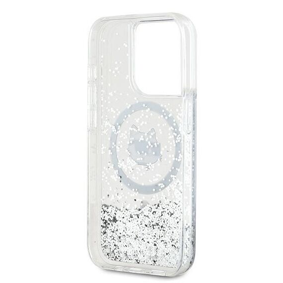 Karl Lagerfeld Liquid Glitter Choupette Head MagSafe case for iPhone 13 Pro Max - transparent - Uncategorized Cases (2) - Cases - Techbox