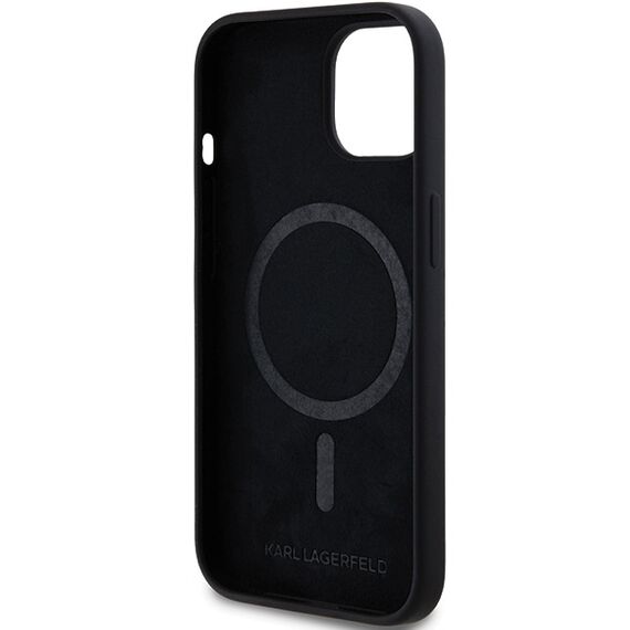 Karl Lagerfeld Silicone Choupette Head MagSafe Case for iPhone 15 Plus / 14 Plus - Black | Techbox