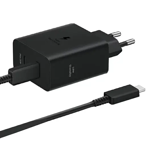 Samsung Power Adapter Duo EP-T5020XBEGEU network charger 2x USB-C 50W - black - Travel Chargers - Smartphone Chargers - Techbox