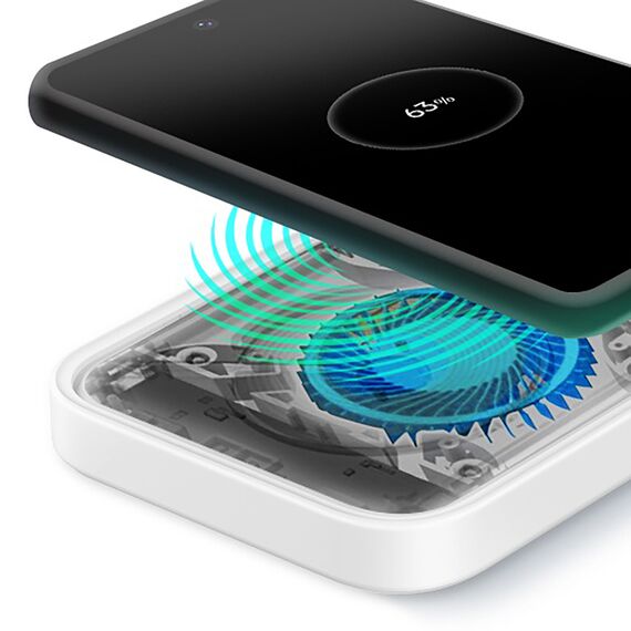 Samsung Wireless Charger Duo EP-P5400TWEGEU inductive charger 15W - white + mains charger + cable - Powerbanks - Smartphone Chargers - Techbox