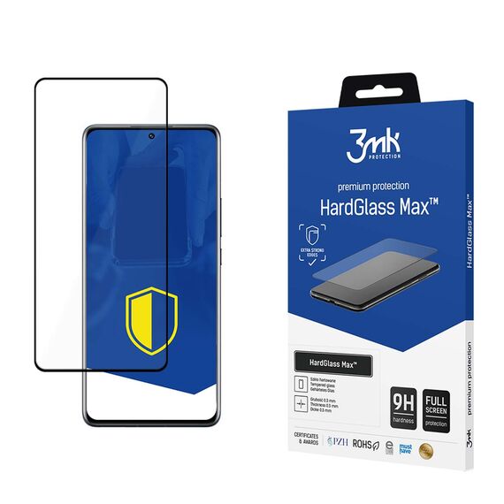 3mk HardGlass Max Black Tempered Glass for Xiaomi 12 Pro / 13 Pro | Techbox