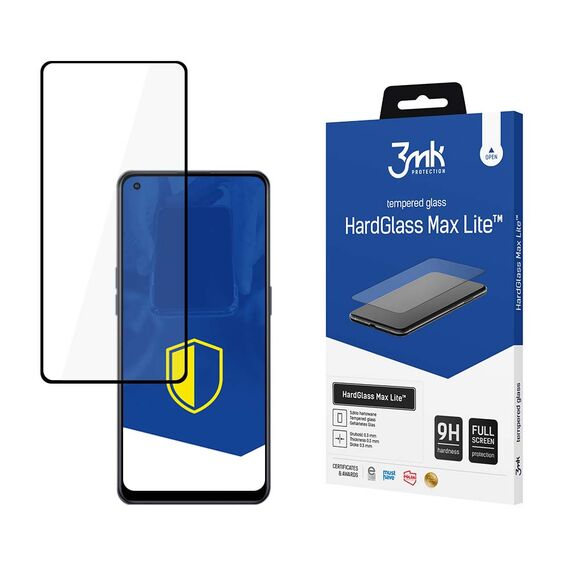 3mk HardGlass Max Lite Tempered Glass for Oppo Reno 7 Lite 5G | Techbox