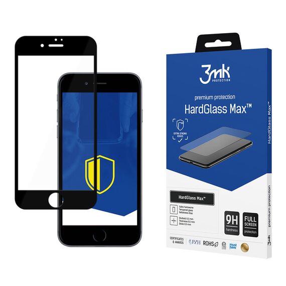 9H 3mk HardGlass Max™ glass for iPhone 8 | Techbox