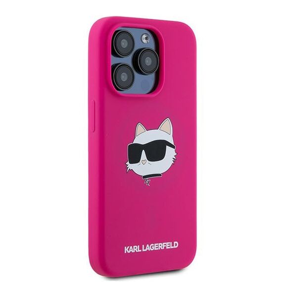 Karl Lagerfeld Silicone Choupette Head MagSafe case for iPhone 15 Pro Max - pink | Techbox