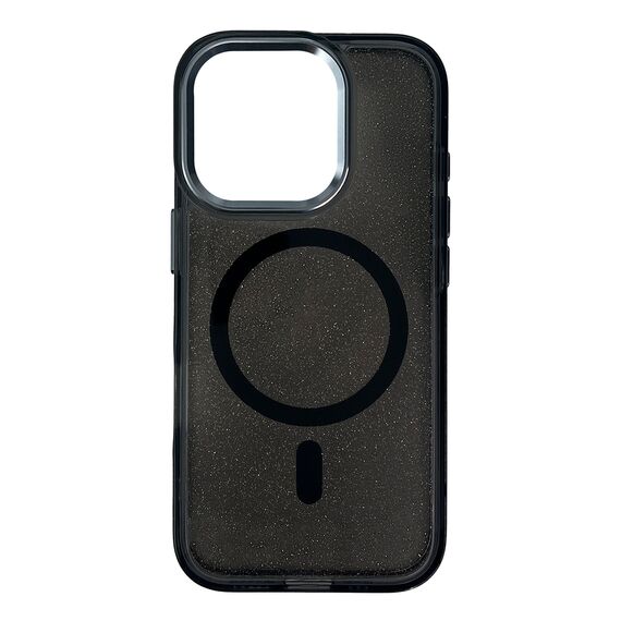 Glitter Case MagSafe for iPhone 16 Pro - black with glitter - Apple Cases - Cases - Techbox