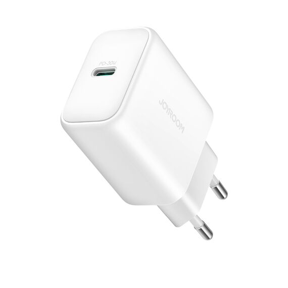 Joyroom JR-TCF24 USB-C PD 30W QC SFC network charger - white + 1m USB-C cable | Techbox