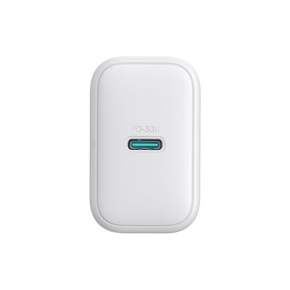 Joyroom JR-TCF24 USB-C PD 30W QC SFC network charger - white + 1m USB-C cable | Techbox