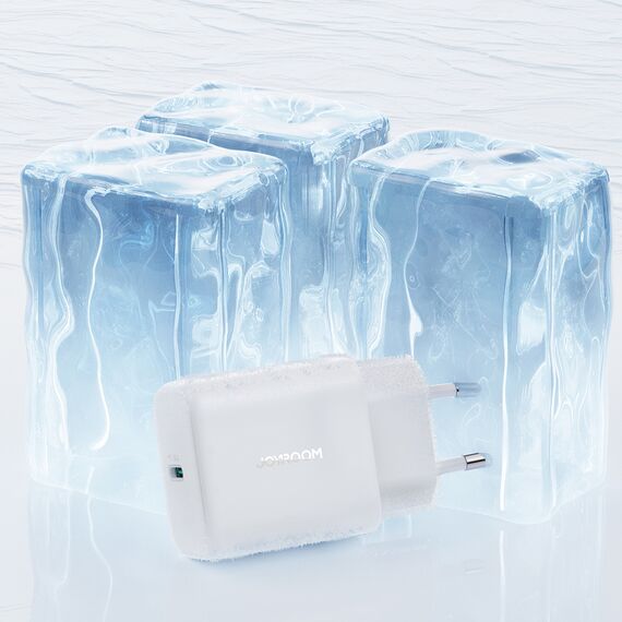 Joyroom JR-TCF24 USB-C PD 30W QC SFC network charger - white + 1m USB-C cable | Techbox