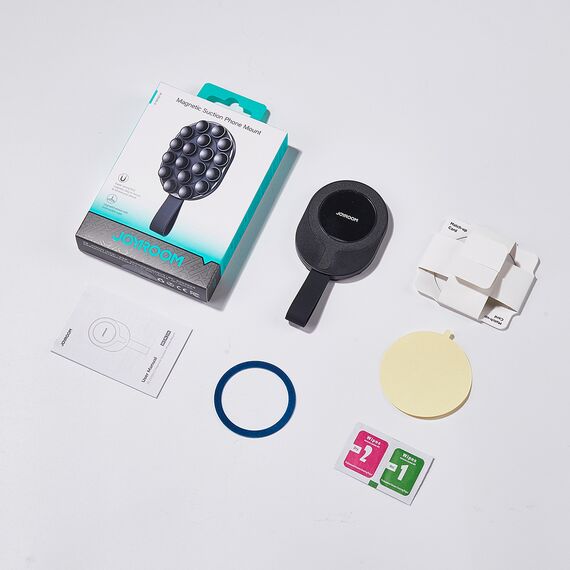 Joyroom JR-ZS393-S magnetic holder with suction cups for 4.7-7" phone - black - Smartphone Holders - Smartphones - Techbox