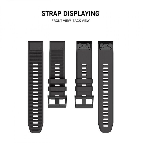 Tech-Protect Smooth Case for Garmin Fenix 3 / 5X / 3HR / 5X Plus / 6X / 6X Pro / 7X - Black - Accessories - Smartwatches & Accessories - Techbox